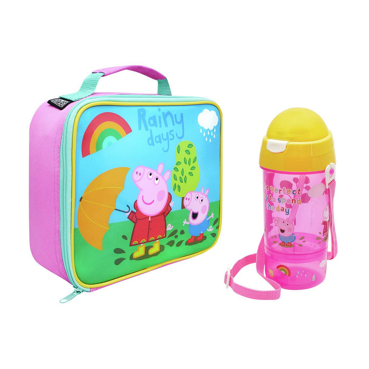 Peppa Pig Lunch Bag And Bottle Set - 400ml