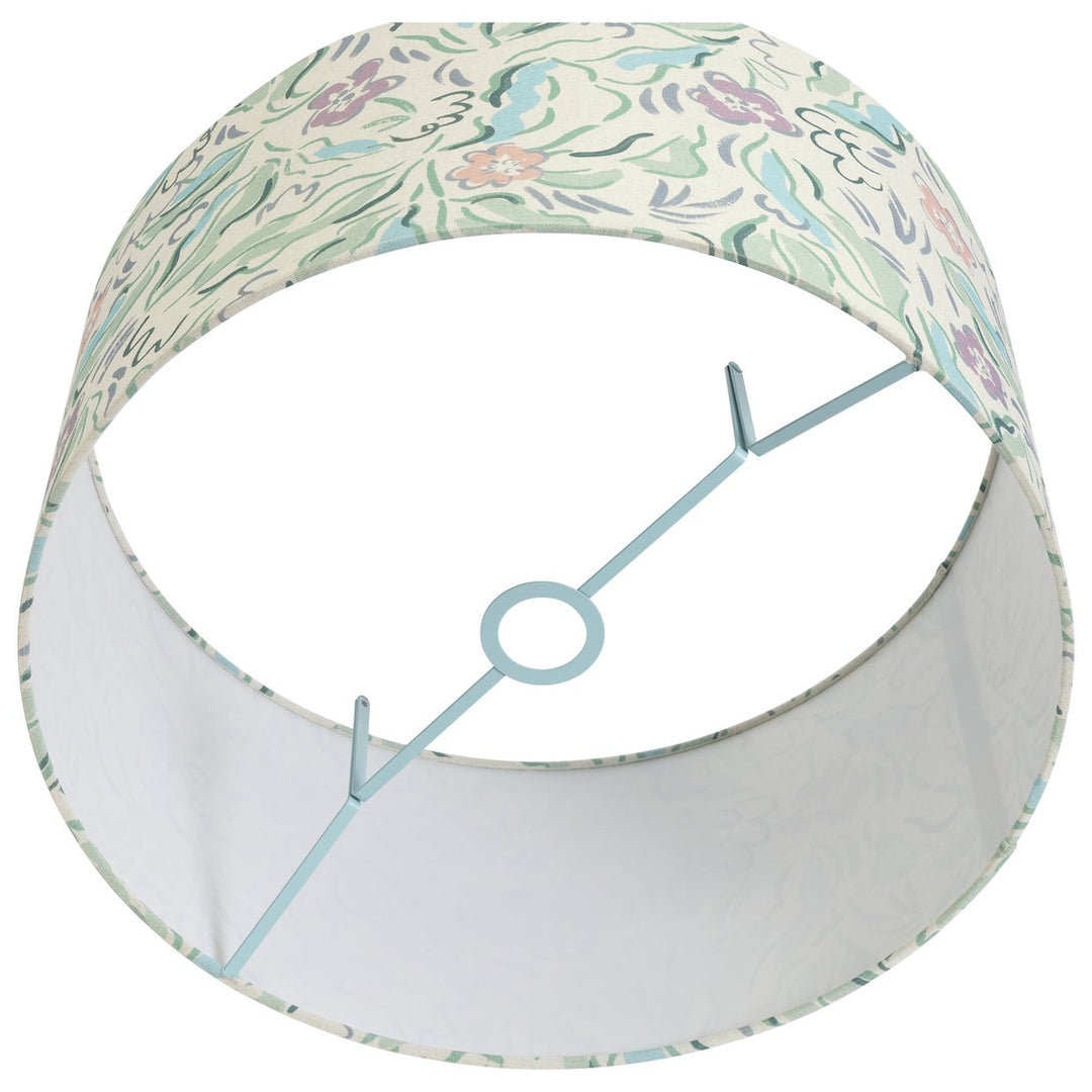 Habitat Bloomsbury Lilac & Blue Floral Drum Lampshade - 49cm