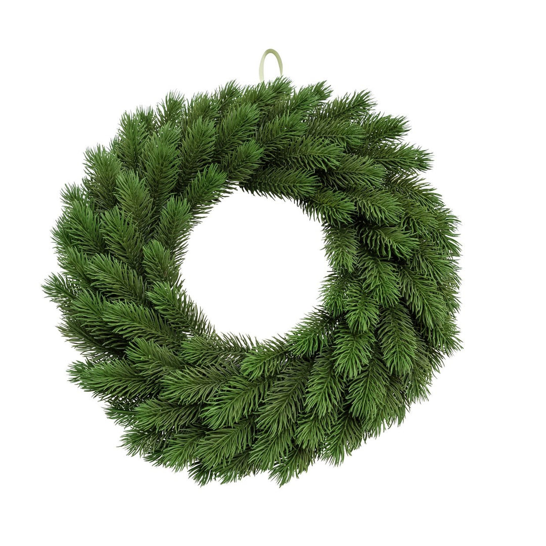 Home Crafting Christmas Wreath 