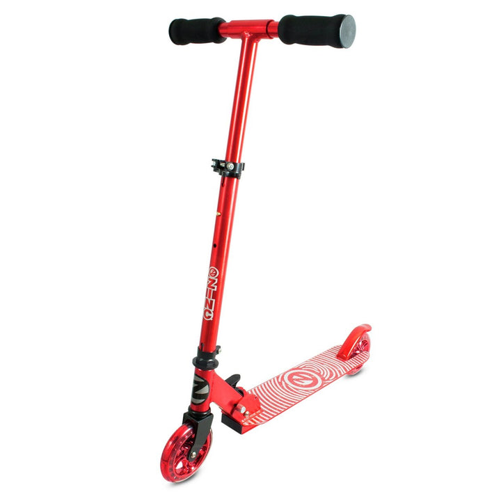 Zinc Identity Aluminium Folding Scooter - Red