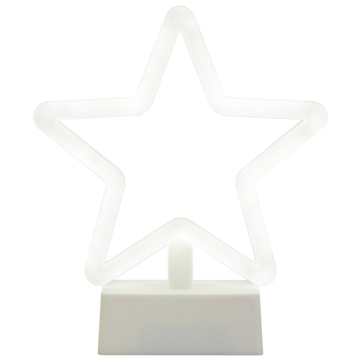 Home Battery Neon Effect Star Shaped Christmas Light