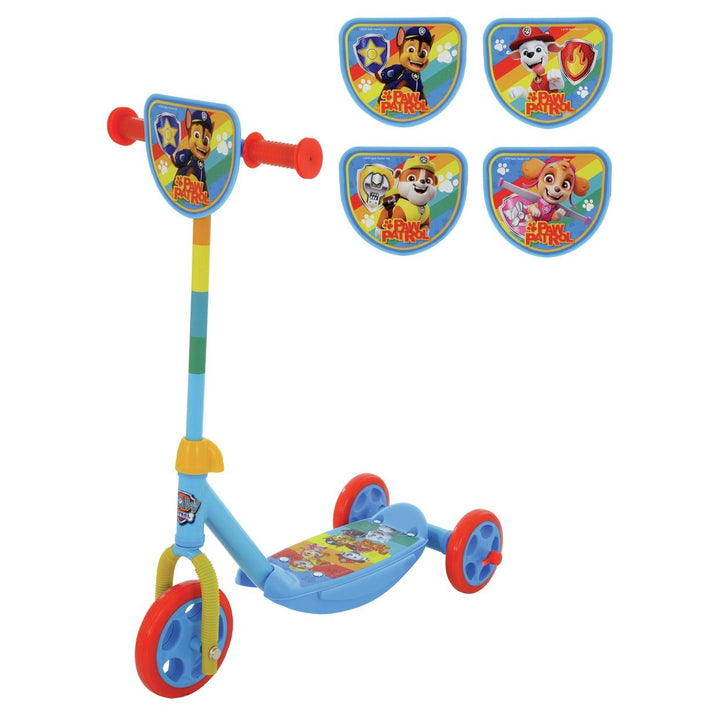 Paw Patrol Switch It Multi Character Tri Scooter - Multi-coloured