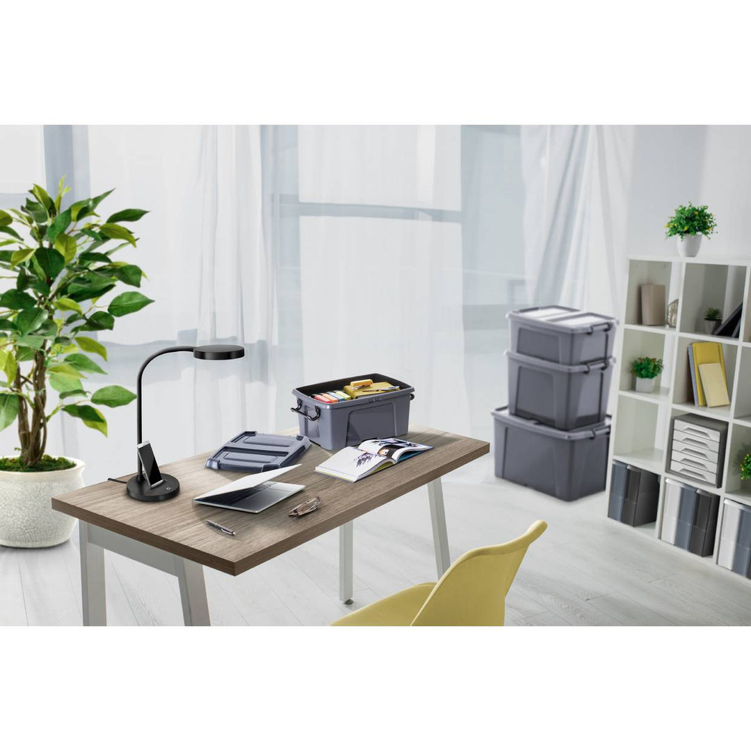 Strata Smart 2 x 50L Underbed Recycled Plastic Storage Boxes