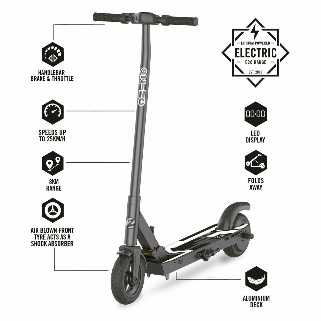 Zinc Eco Plus 8 Inch Air Electric Scooter