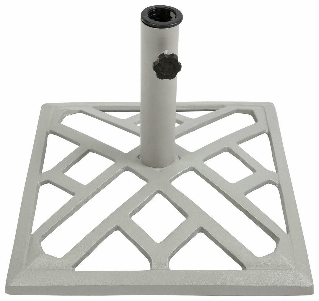 Home Cast Iron Parasol Base - Grey