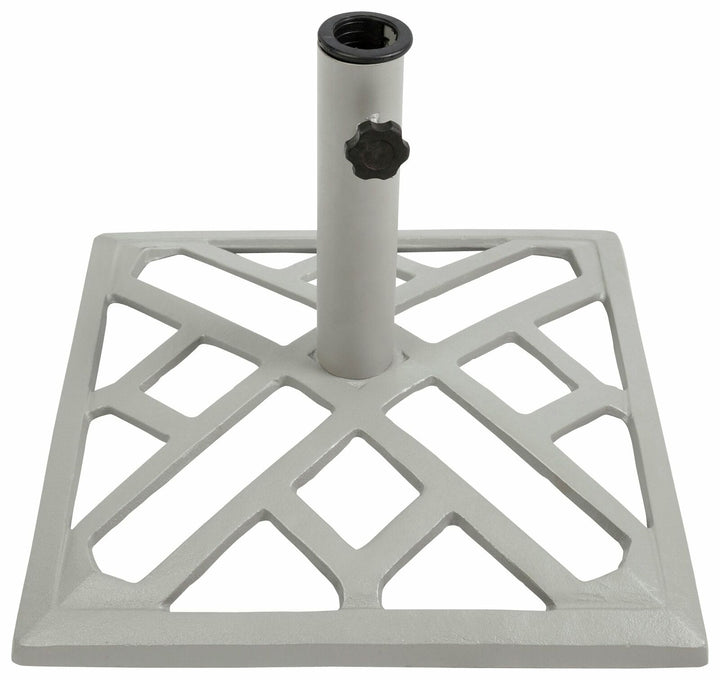 Home Cast Iron Parasol Base - Grey