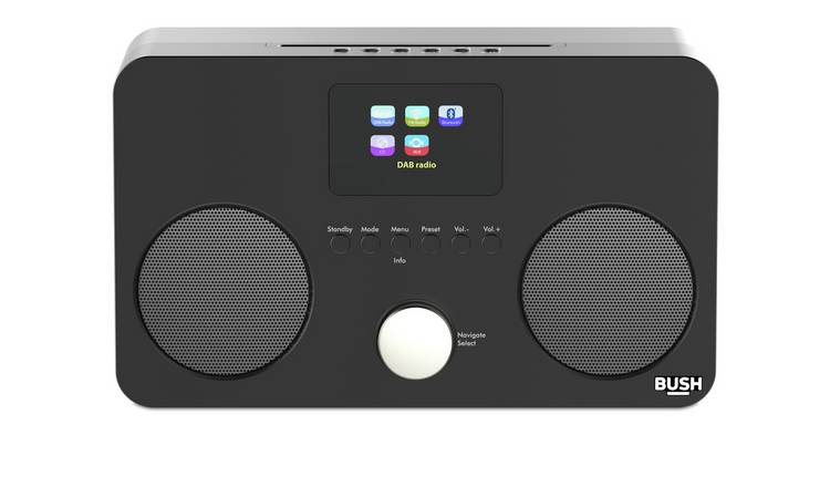 Bush All-In-One DAB Bluetooth CD Micro System With Remote Control - Black