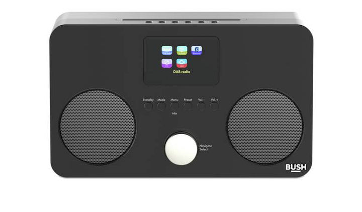 Bush All-In-One DAB Bluetooth CD Micro System With Remote Control - Black