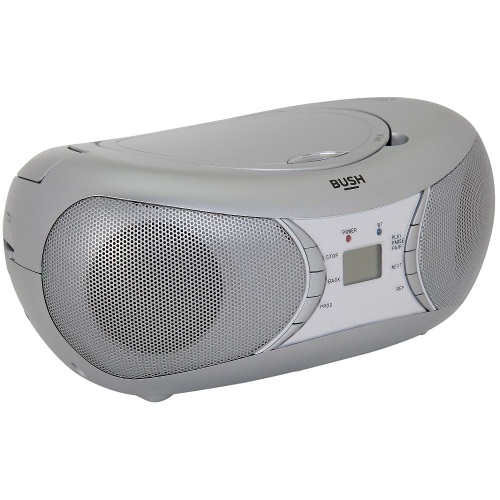 Bush Bluetooth CD Player Radio Boombox - Silver