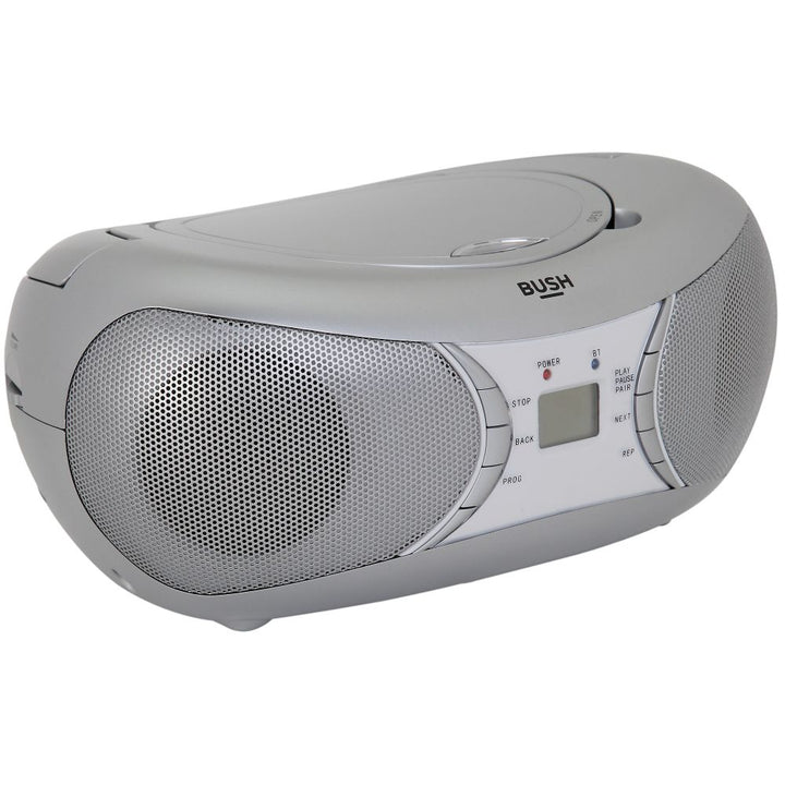 Bush Bluetooth CD Player Radio Boombox - Silver