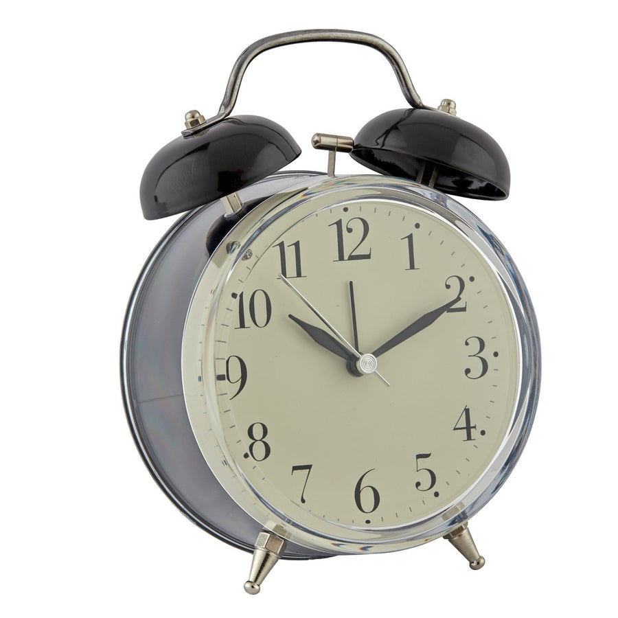 Constant Twin Bell Alarm Clock - Silver