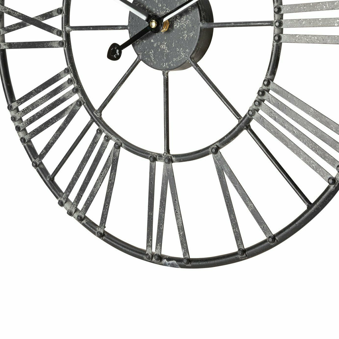 Home Large Numerical Wall Clock - Black