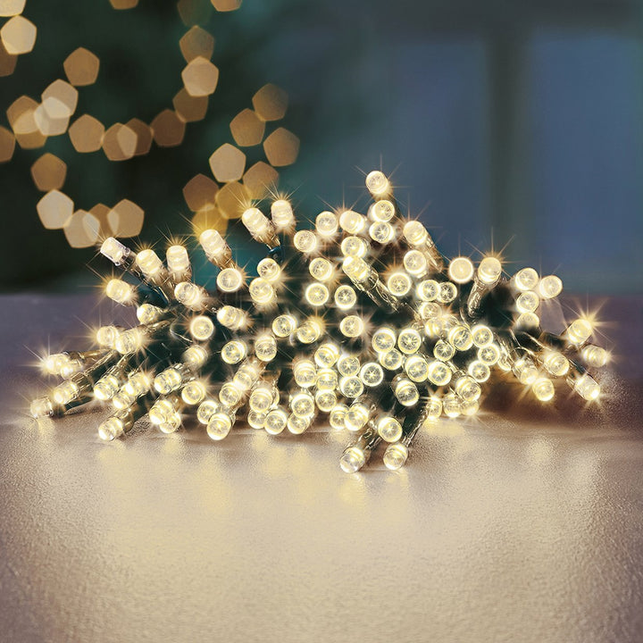 Premier 1000 Multi Action Battery Operated Warm White LEDs Lights with Timer
