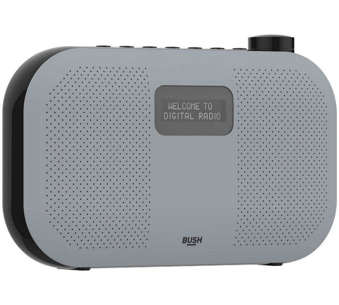 Bush Portable Stereo DAB Radio - Grey