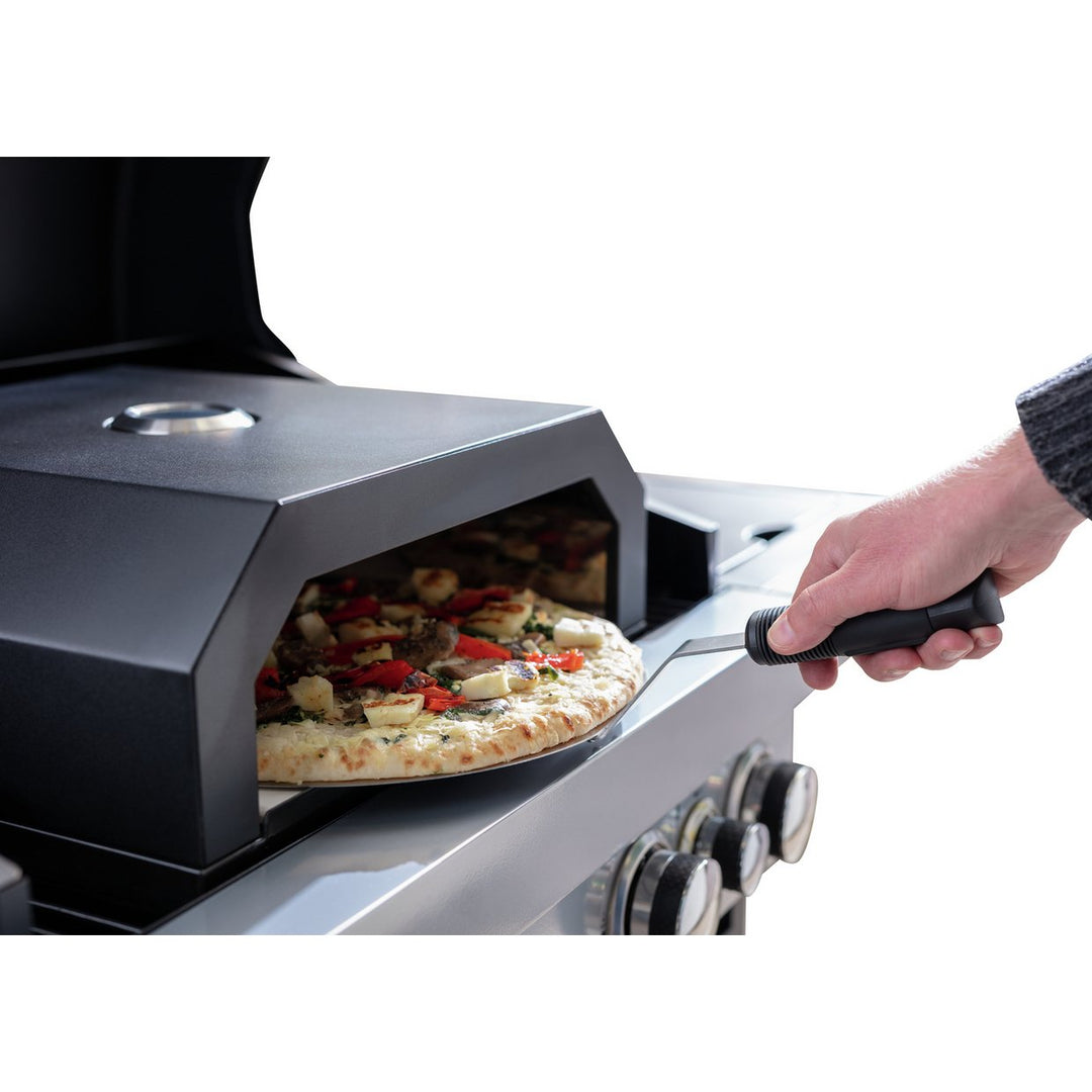 Home Pizza Oven BBQ Topper With Paddle - Black