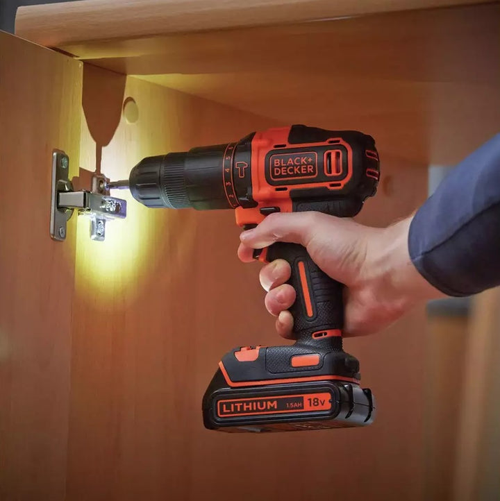 Black + Decker 1.5AH Cordless Twin Pack with 2x18V Batteries
