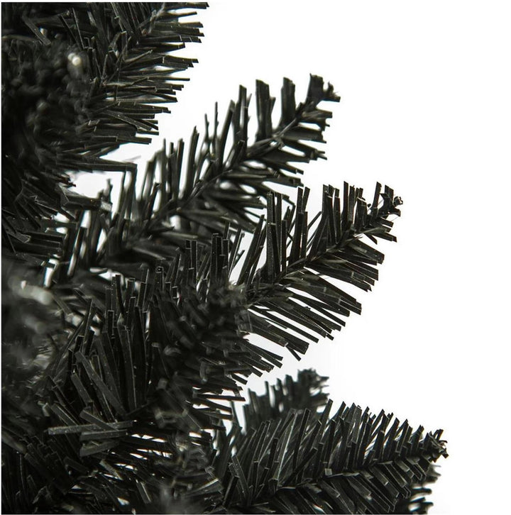 Premier Decorations 7ft Pencil Pine Christmas Tree - Black