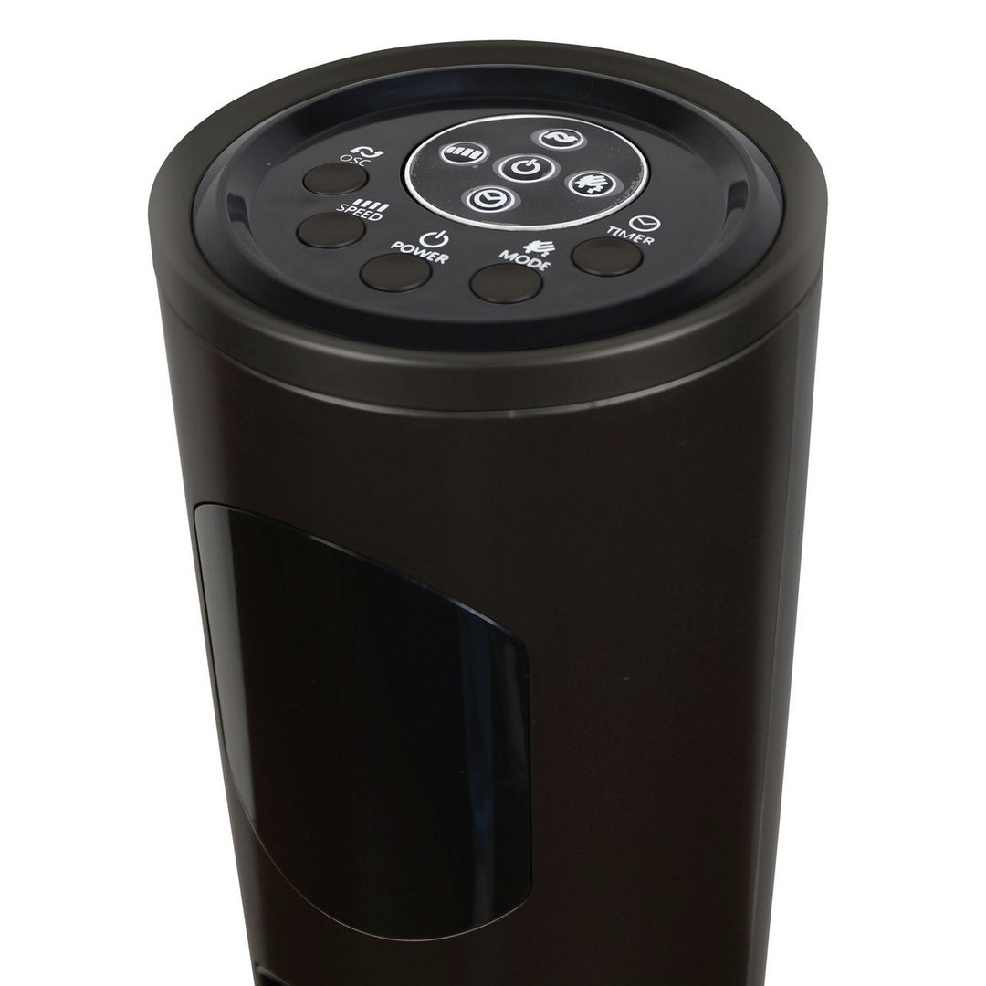 Challenge 38 Inch 3 Speed Graphite Tower Fan - Black - Remote Control