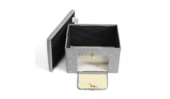 Cat Lounge Box with Scratcher