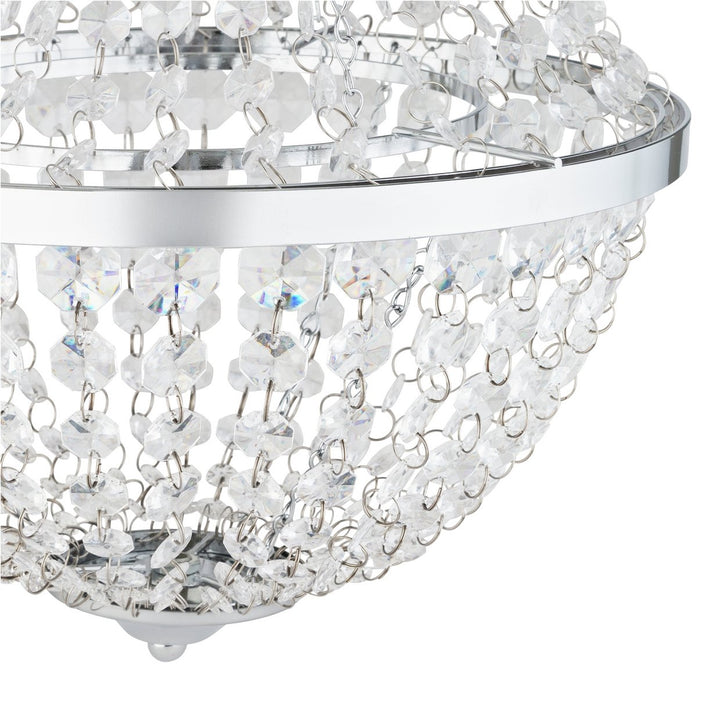 Home Empire Chandelier Light - Chrome