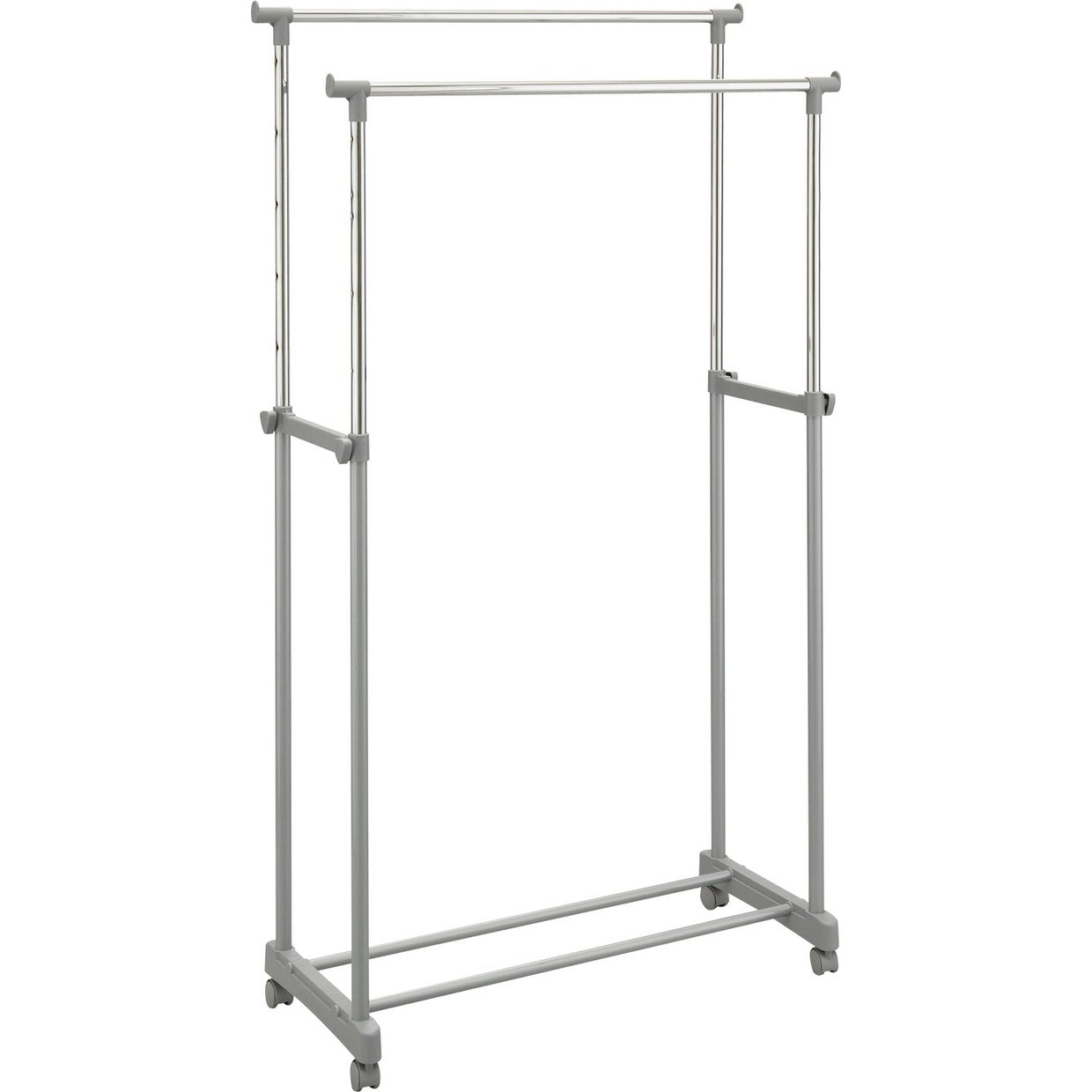 Double adjustable clothes rail hotsell