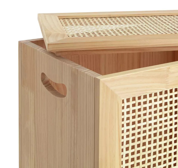 Habitat Bamboo Laundry Bin - Natural