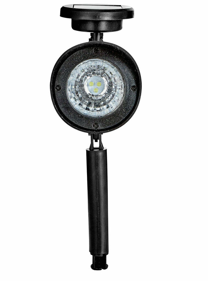 Habitat Set Of 4 Black Solar Spotlights