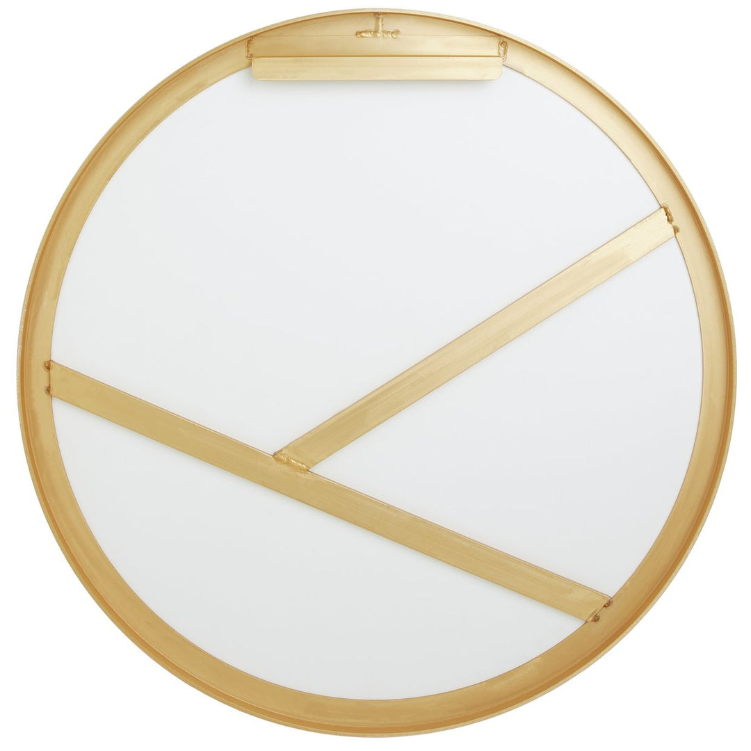 Habitat Kade Round Sectional Mirror - Gold