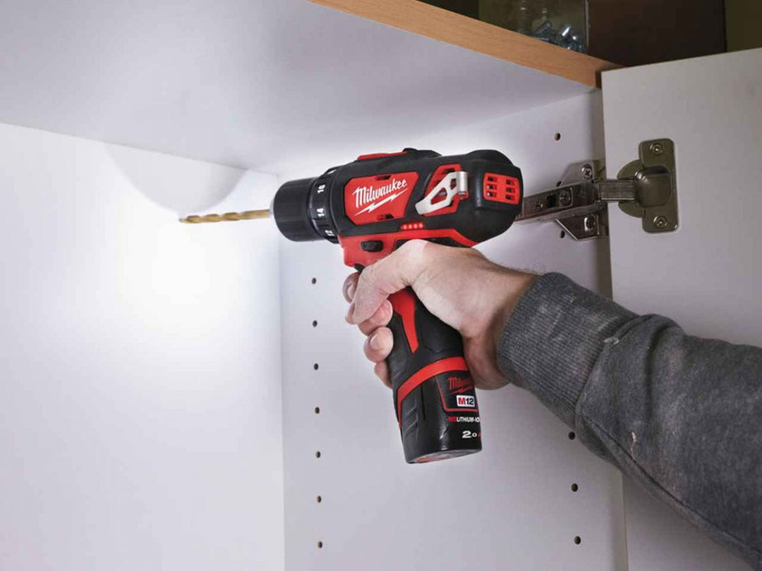 Milwaukee M12BDD-202C 12v Compact Drill Driver - 2 Batteries