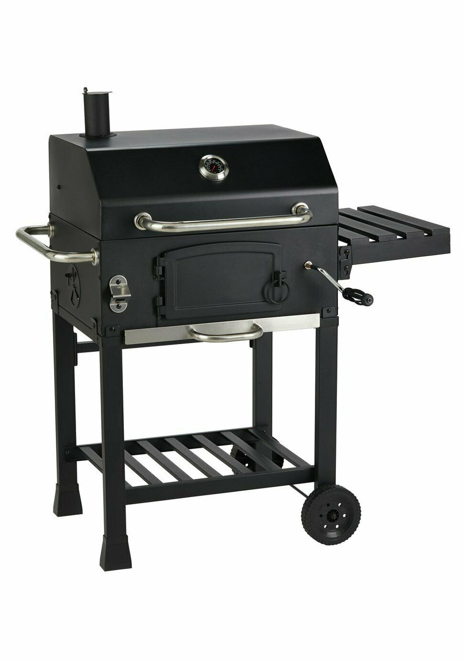 Home American Style Charcoal BBQ - Black