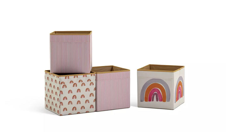 Habitat Rainbow Canvas Boxes