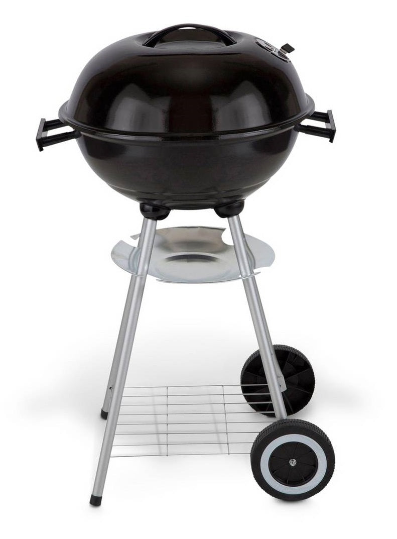 Home 43cm Kettle Charcoal BBQ - Black