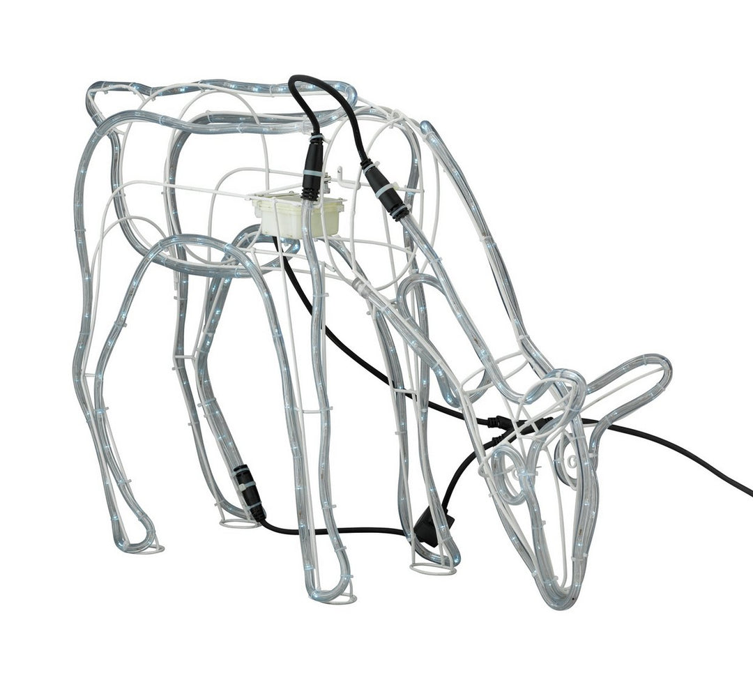 Home Bright White LED Animated Nodding Reindeer