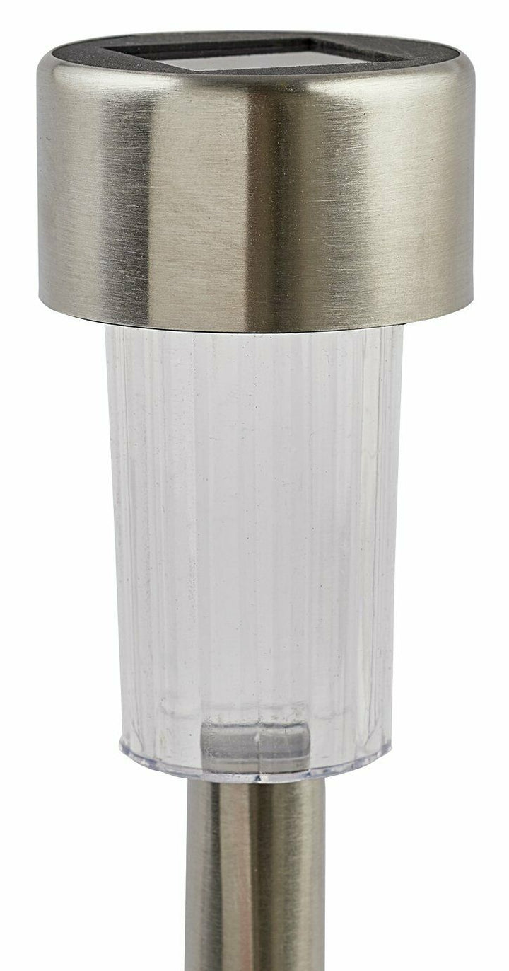 Habitat Set Of 10 Stainless Steel Solar Marker Lights