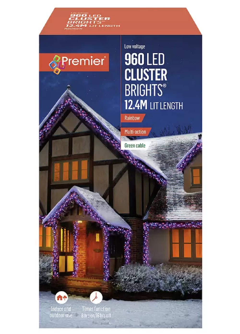 Premier 960 Multicoloured Multi-function LED Lights -10m