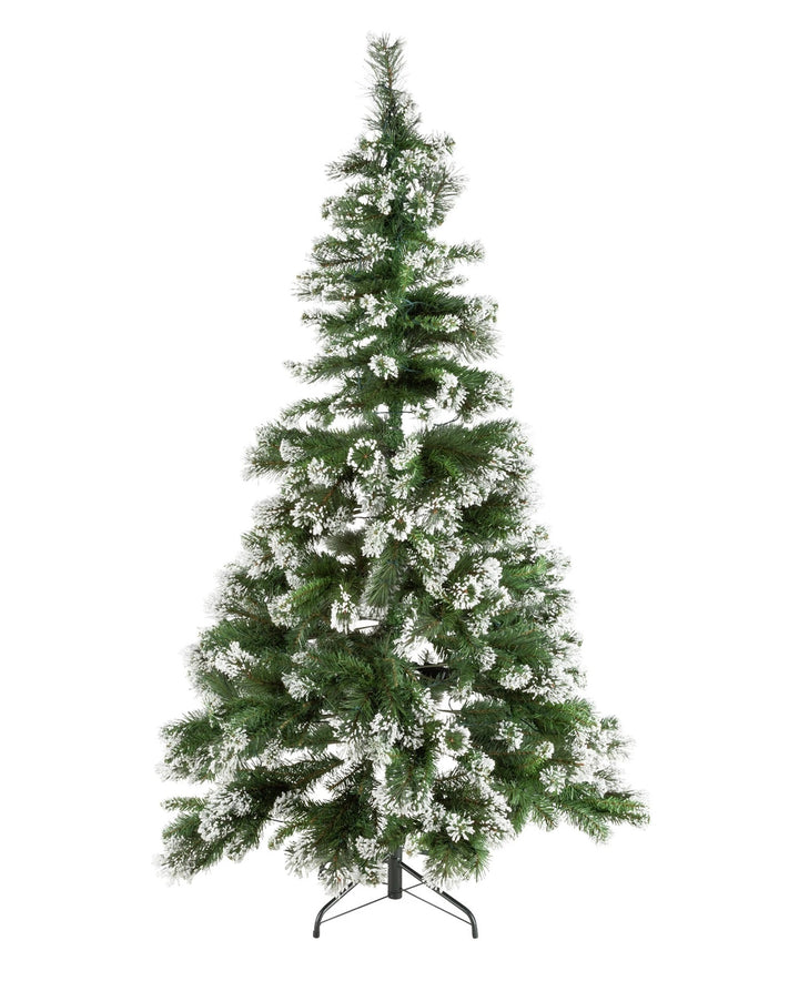 Habitat 6ft Pre-Lit Snow Tipped Christmas Tree - Green