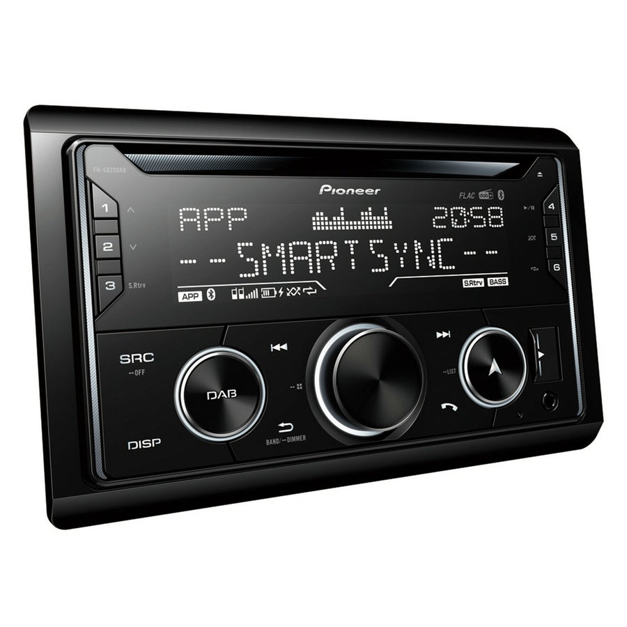Pioneer FH-S820DAB Bluetooth Car Stereo - Black