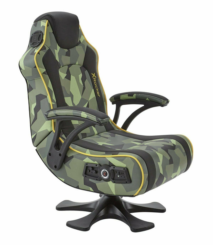 X-Rocker Covert Dark Ops 2.1 Wireless Audio Gaming Chair