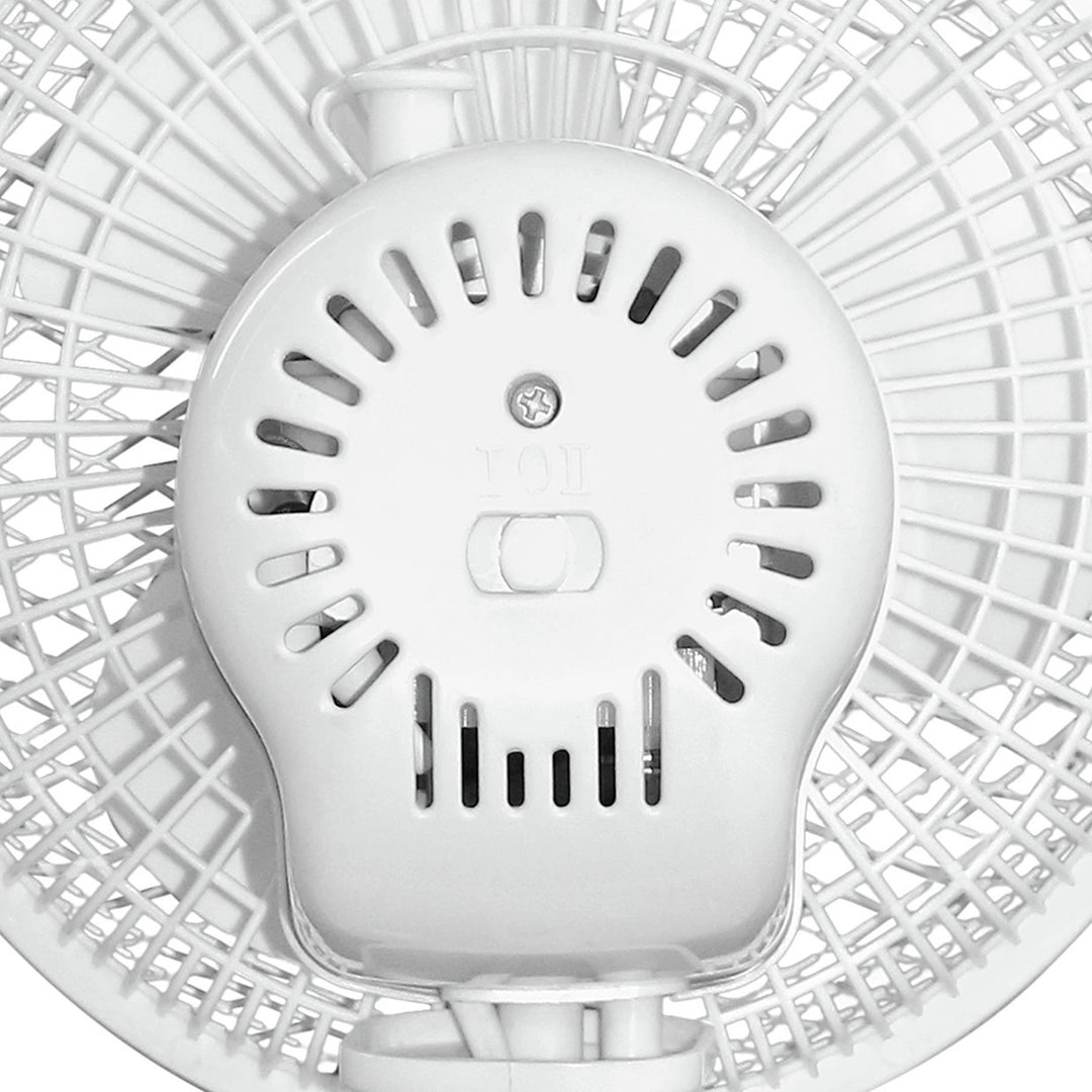 Challenge 7 Inch Oscillating Desk Fan - 2 Speed - White