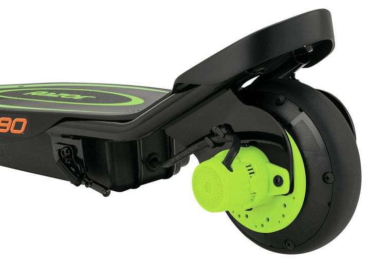 Razor Power Core E90 Electric Scooter - Black & Green