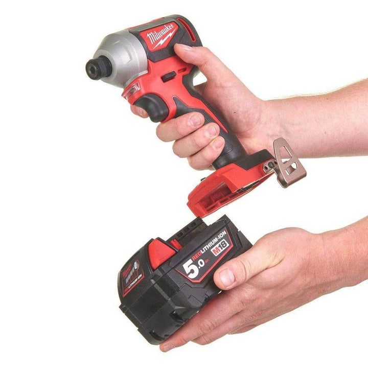 Milwaukee M18BLID2-502X 18v Brushless 1/4in Hex Impact Driver