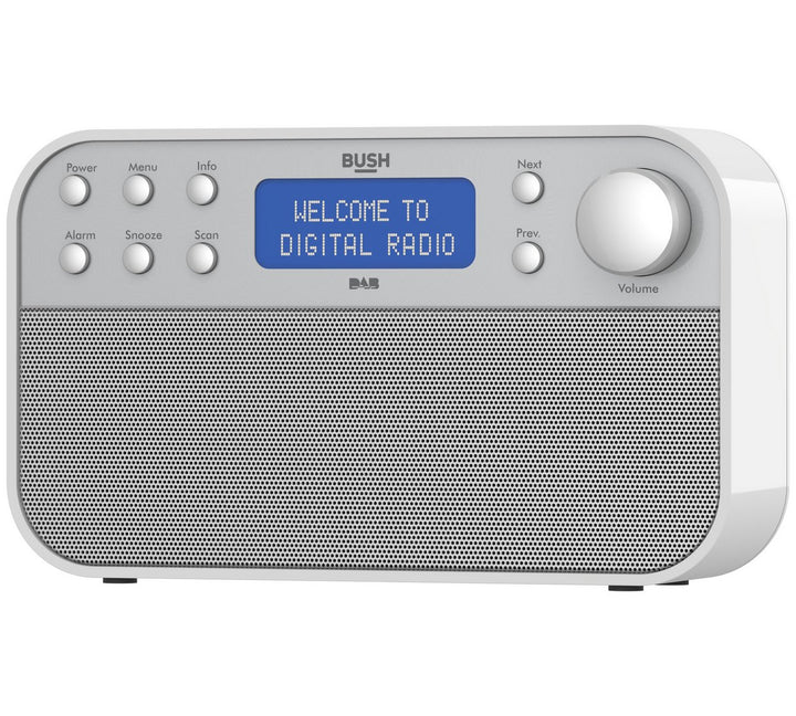 Bush DAB Radio - White/Silver