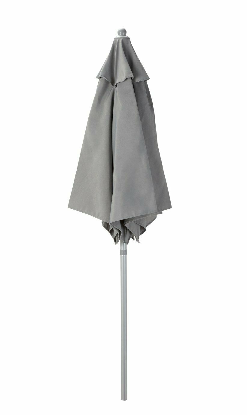 Home 2m Garden Parasol - Grey