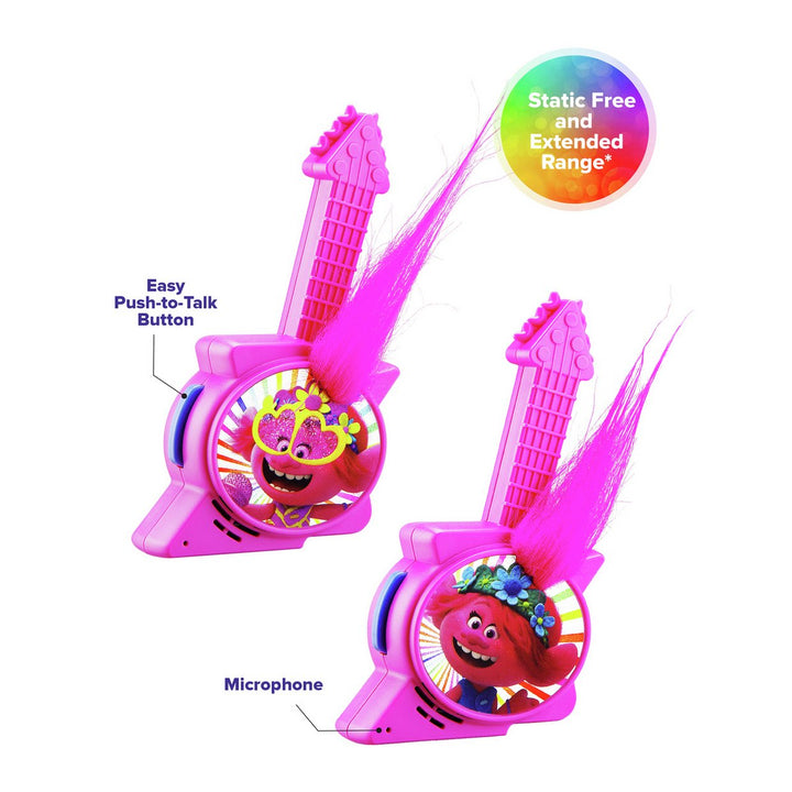Trolls Deluxe Pair Of Walkie Talkies - Pink