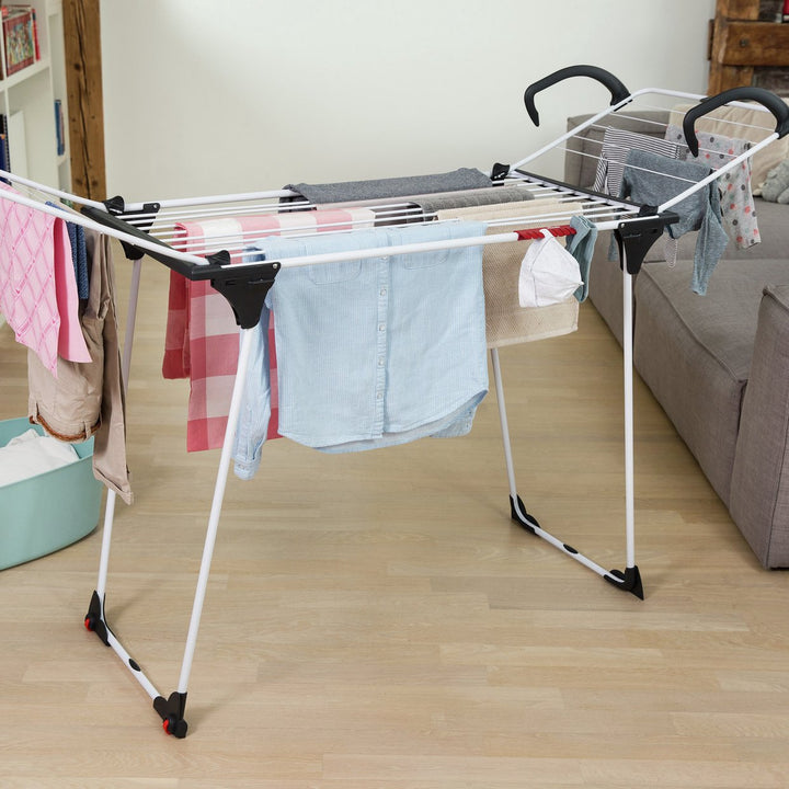 Vileda Premium 2 In 1 Indoor Table Airer & Detachable Wing