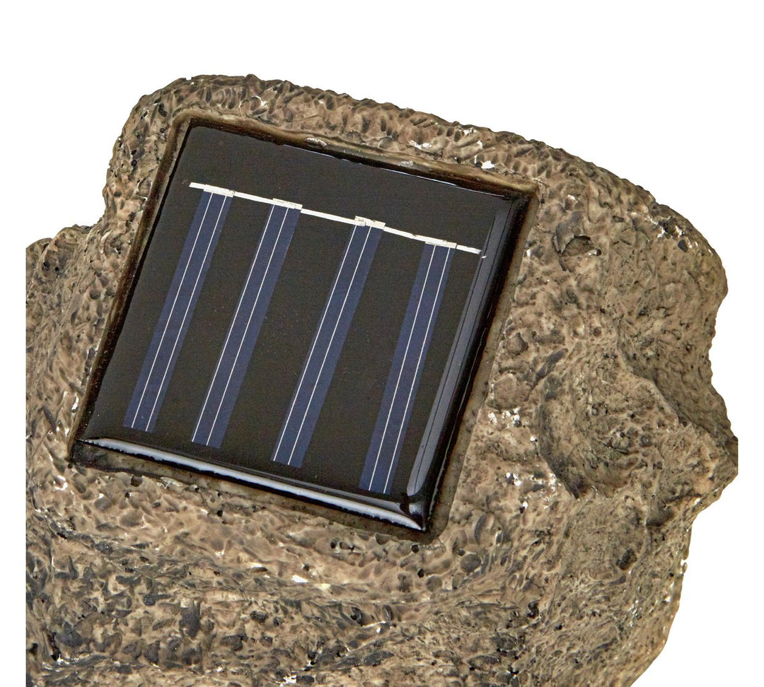 Home Set Of 4 LED Solar Rock Lights