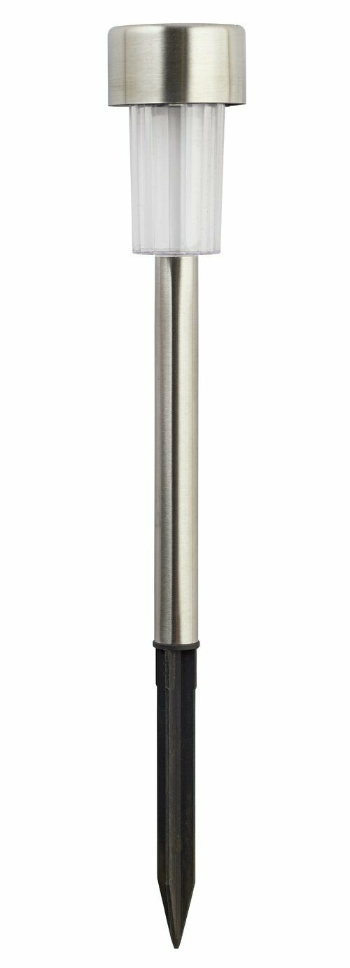 Habitat Set Of 10 Stainless Steel Solar Marker Lights