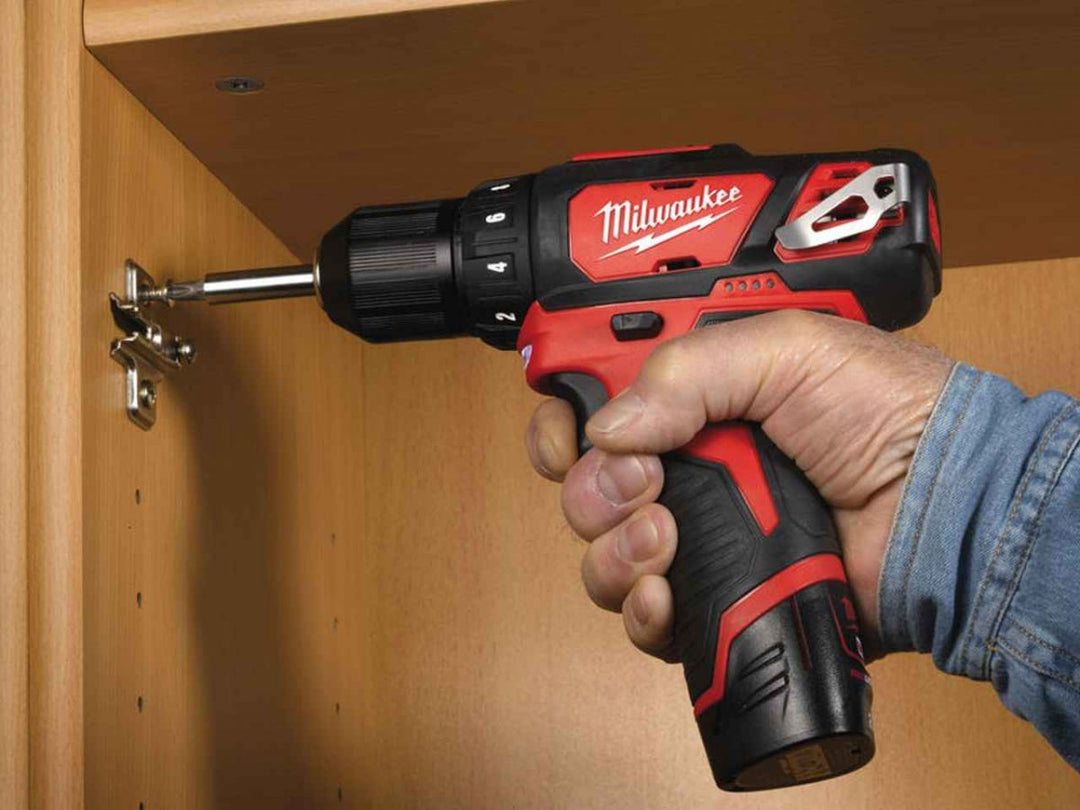 Milwaukee M12BDD-202C 12v Compact Drill Driver - 2 Batteries