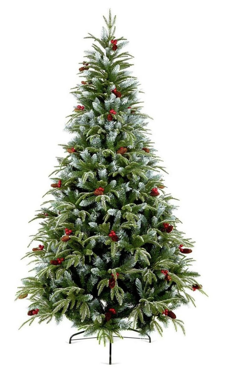 Premier Decorations 6ft Frosted Spruce Christmas Tree - Green