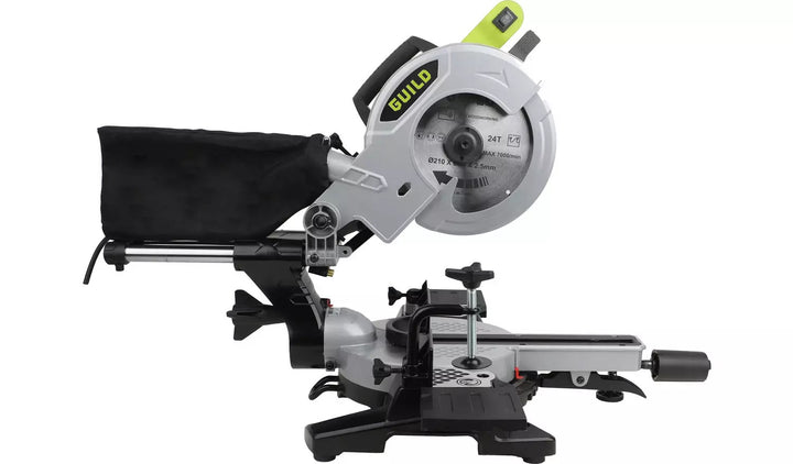 Guild 210mm Sliding Mitre Saw with Laser - 1700W